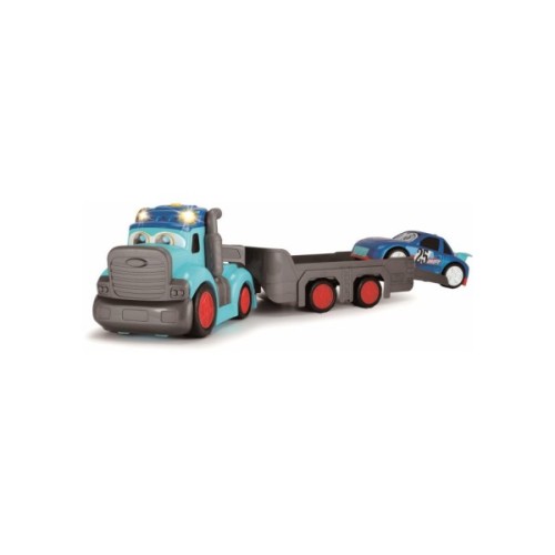 Спецтехніка Dickie Toys Вантажівка АВС "Тедді" зі звук. та світл. ефектами, з причепом та машинкою, 60 см (4119002)