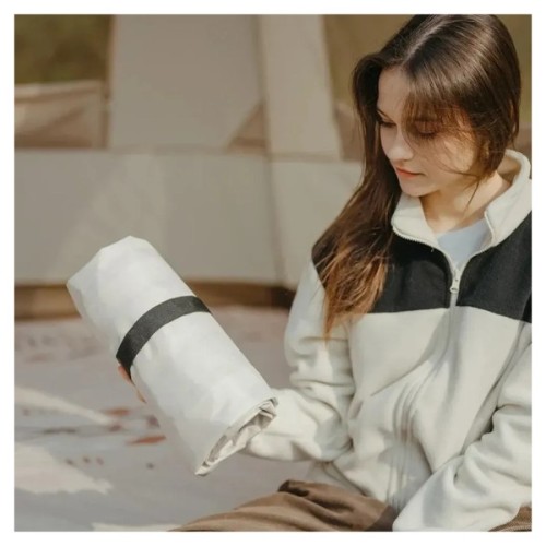 Матрац надувний Naturehike CNK2450WS034, 198х68х9.5 см, білий, із мішком для надування (6975641888048)