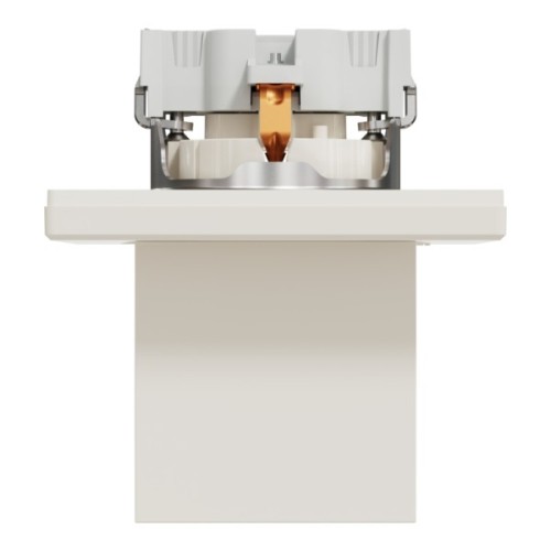 Розетка Schneider Electric ASFORA з кришкою, крем (EPH3100123)