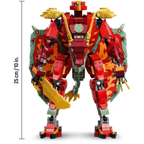 Конструктор LEGO NINJAGO Дракон-трансформер Вайлдфаєр (71868)
