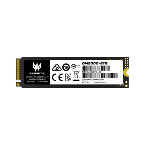 Накопичувач SSD M.2 2280 8TB GM9000 Acer Predator (BL.9BWWR.142)