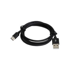 Дата кабель USB 2.0 AM to USB-C 1.0m 2.4A black Patron (CAB-PN-USB-TYPEC-1-B)