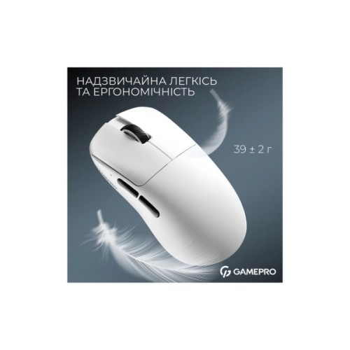Мишка GamePro Asgard Odin 8K Wireless/USB White (GM035W)