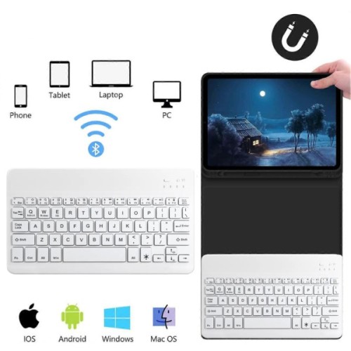 Чохол до планшета BeCover with keyboard Apple iPad Pro 11" M4 2024 Black (712998)