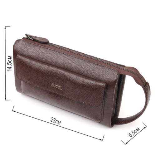 Сумка Canpellini З натуральної шкіри Коричнева (21559)