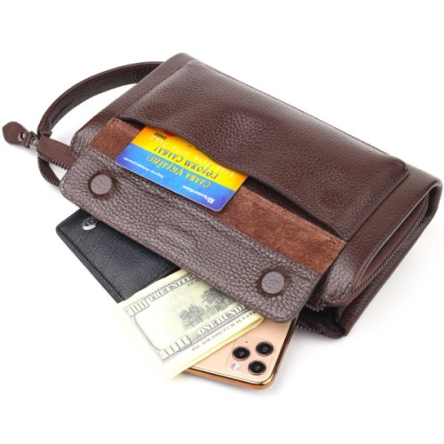 Сумка Canpellini З натуральної шкіри Коричнева (21559)