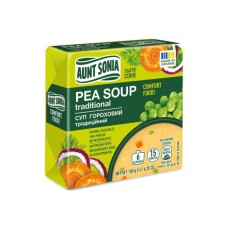 Їжа швидкого приготування Тьотя Соня Суп гороховий традиційний брикет 180 г (4820015101402)