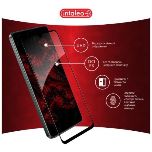 Скло захисне Intaleo Full Glue Realme C61 Black (1283126594052)