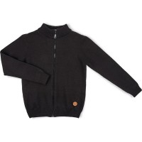 Кофта дитяча Na на блискавці в'язана (AFB1213-122B-black)