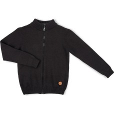 Кофта дитяча Na на блискавці в'язана (AFB1213-122B-black)
