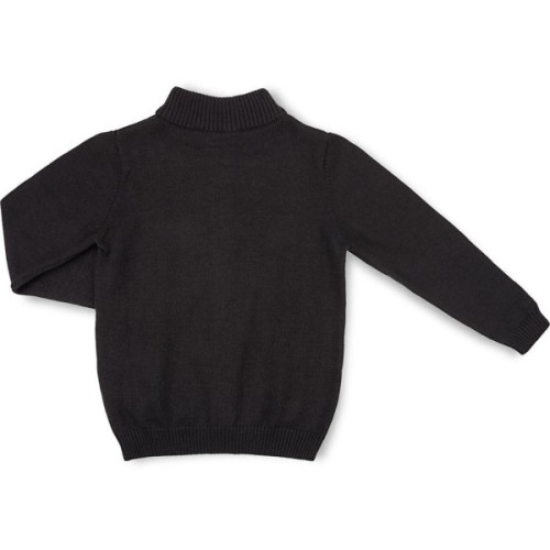 Кофта дитяча Na на блискавці в'язана (AFB1213-122B-black)