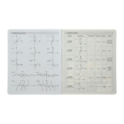 Зошит ZiBi предметний BLACK, 36 аркушів, клітинка, алгебра (ZB.1730-14)