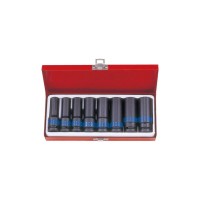 Набір торцевих головок KING TONY 1/2" ударних 8 шт. 12-24 мм (4410MP01)