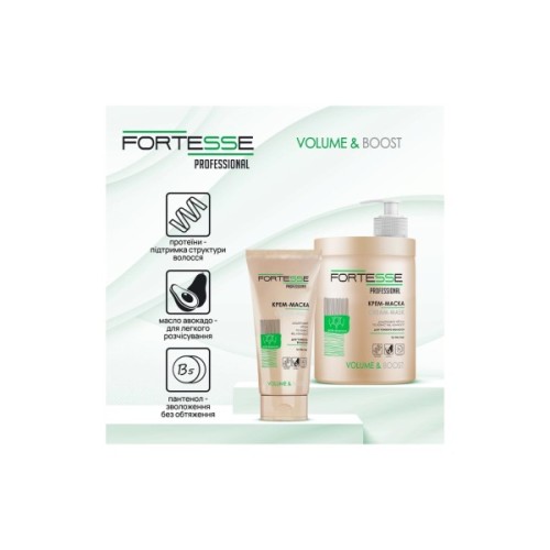Маска для волосся Fortesse Professional Volume & Boost 200 мл (4823115500212)