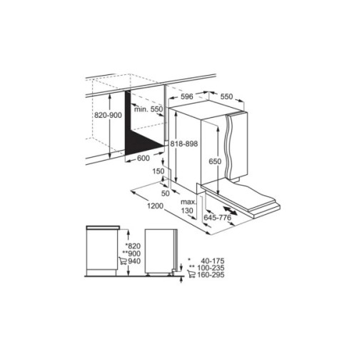 Посудомийна машина Electrolux E62LB200T