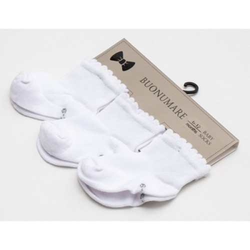 Шкарпетки дитячі BNM однотонні (M0C0101-1198-6-12-white)