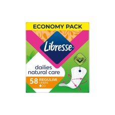 Щоденні прокладки Libresse Natural Care Dailies 58 шт. (7322540575453)