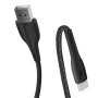 Дата кабель USB 2.0 AM to USB-C 1.0m led black ColorWay (CW-CBUC034-BK)