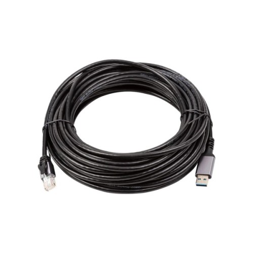 Дата кабель USB AM to RJ45 Ethernet 15.0m CAT6 UTP PowerPlant (CA915026)