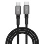 Дата кабель USB-C to USB-C 1.0m 100W black Grand-X (CC-08B)