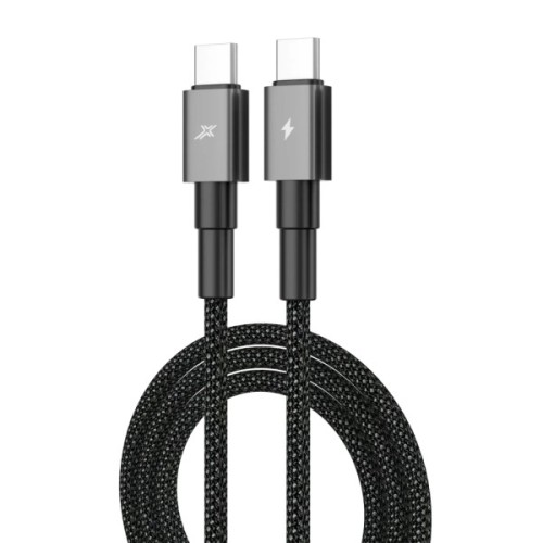 Дата кабель USB-C to USB-C 1.0m 100W black Grand-X (CC-08B)