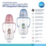 Пляшечка для годування Canpol babies PP Easystart Bonjour Paris антиколікова з широким отвором та ручками 300 м рожева (35/241_pin)