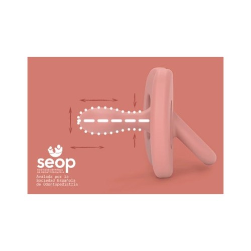 Пустушка Suavinex Colour Essence силіконова фізіологічна, 0-6 міс. коричнева (308094)