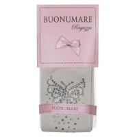 Колготки дитячі BNM з метеликами зі стразами (M0C0302-1172-5G-gray)