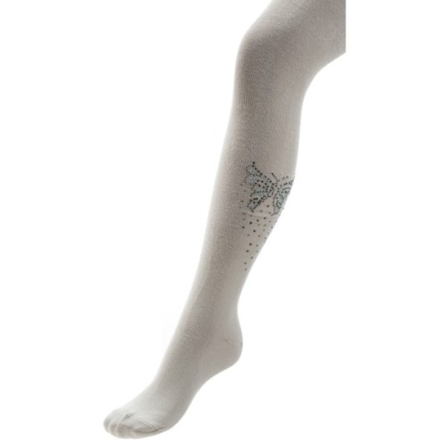 Колготки дитячі BNM з метеликами зі стразами (M0C0302-1172-5G-gray)