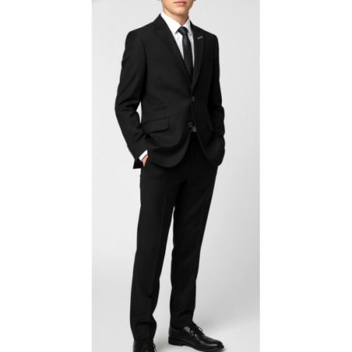 Піджак дитячий Herdal зі штанами шкільний (463-2-140B-black)