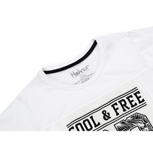 Футболка дитяча Haknur "COOL & FREE" (6547-134B-white)