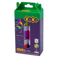 Акрилові фарби ZiBi KIDS Line NEON 6 кольорів по 10мл (ZB.6661)
