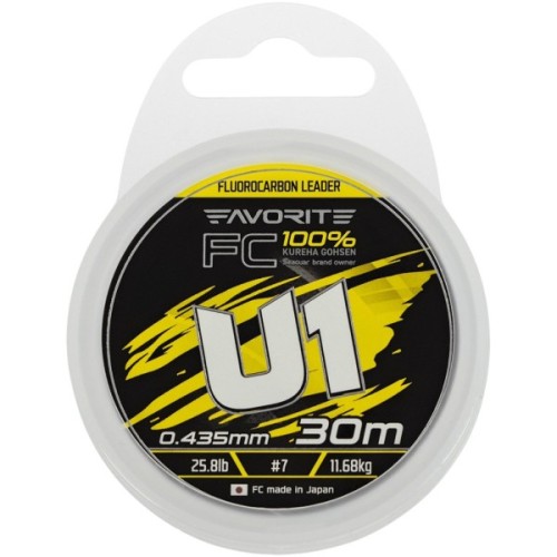Флюорокарбон Favorite U1 FC 30m 7.0/0.435mm 25.8lb/11.68kg (1693.12.19)
