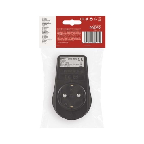 Розетка EMOS 16A 250V IP44 одинарна (P00292)