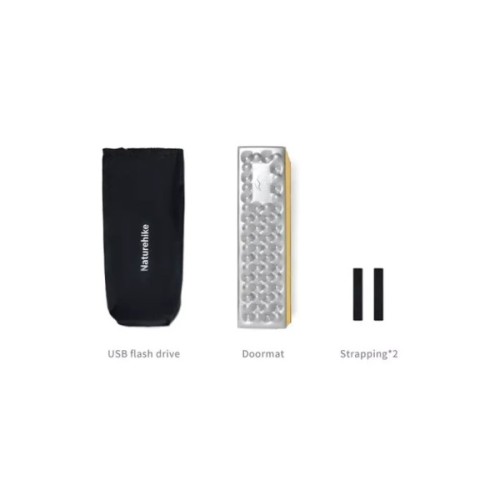 Туристичний килимок Naturehike IXPE CNK2550WS030, алюмінієва плівка, 18 мм, оливковий-зелений (6977465868206)