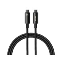 Дата кабель USB-C to USB-C 3.0m 240W black Baseus (CAWJ040201)