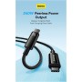 Дата кабель USB-C to USB-C 3.0m 240W black Baseus (CAWJ040201)