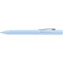 Ручка кулькова Faber-Castell автоматична Grip 2010, корпус блакитний, стрижень синій М (0.7 мм) (32577)