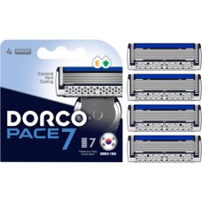 Змінні касети Dorco Pace 7 для чоловіків 7 лез 4 шт. (8801038585581) Змінні касети Dorco Pace 7 для чоловіків 7 лез 4 шт. (8801038585581)