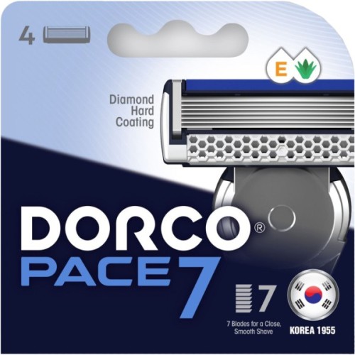 Змінні касети Dorco Pace 7 для чоловіків 7 лез 4 шт. (8801038585581)