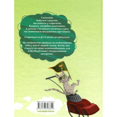 Книга 36 і 6 котів-компаньйонів. Книга 3 - Галина Вдовиченко Видавництво Старого Лева (9786176796855)