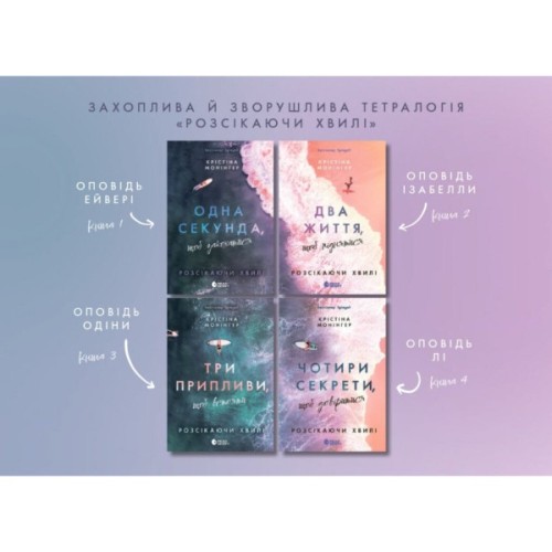 Книга Два життя, щоб піднятися. Розсікаючи хвилі - Крістіна Монінгер Readberry (9786170996572)