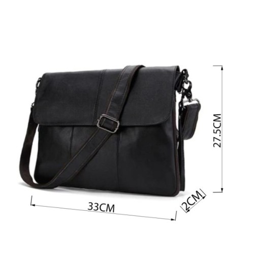 Сумка Vintage Шкіряна Чорна (14852)