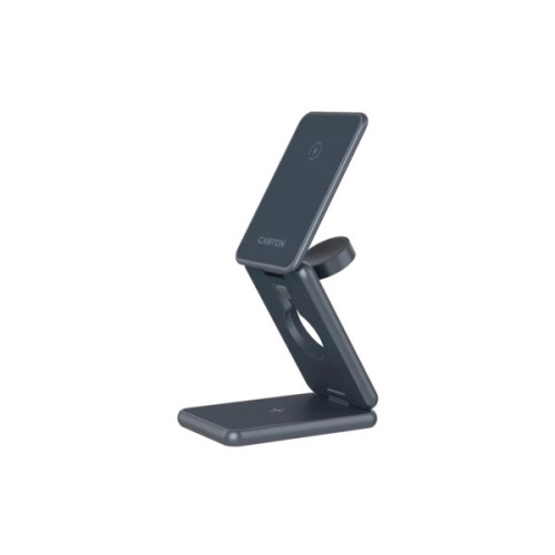 Зарядний пристрій Canyon Foldable wireless charger 15W 3in1 Metal (CNS-WCS309M)