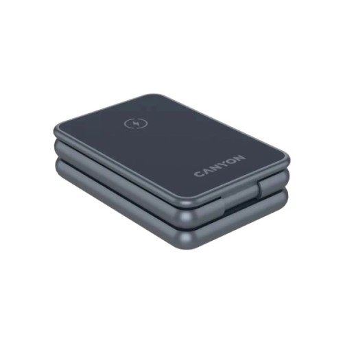 Зарядний пристрій Canyon Foldable wireless charger 15W 3in1 Metal (CNS-WCS309M)