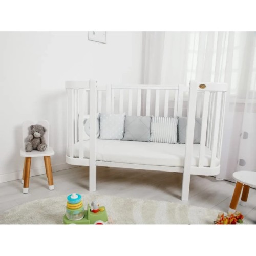 Ліжечко Angelo Magic біле (дерево) 120х60 (12002)