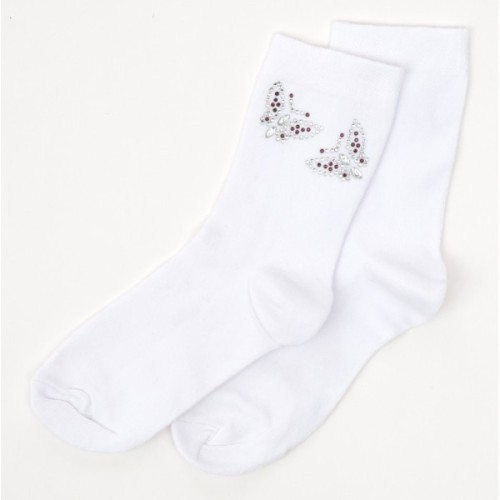 Шкарпетки дитячі UCS Socks з метеликами (M0C0102-0908-9G-white)