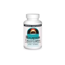 Мінерали Source Naturals Магній Хелат, 100 мг, Magnesium Chelate Complex, 100 таблеток (SN0317)