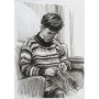 Лайнер Faber-Castell набір ручок капілярних PITT ARTIST PEN 4 штуки (S, F, M, B) колір теплий сірий IV (32102)