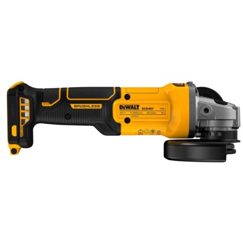 Шліфувальна машина DeWALT XR Li-Ion, 18V, 125мм, 0–9000об/хв, 1.61кг (без АКБ та ЗП) (DCG407N)